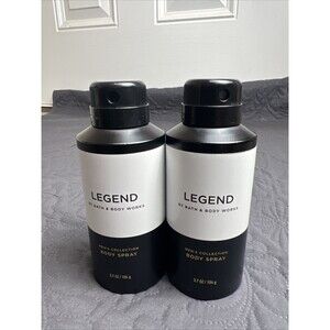 Bath & Body Works 2pc LEGEND Men's Body Spray Cologne 3.7 OZ/104g NEW Sandalwood